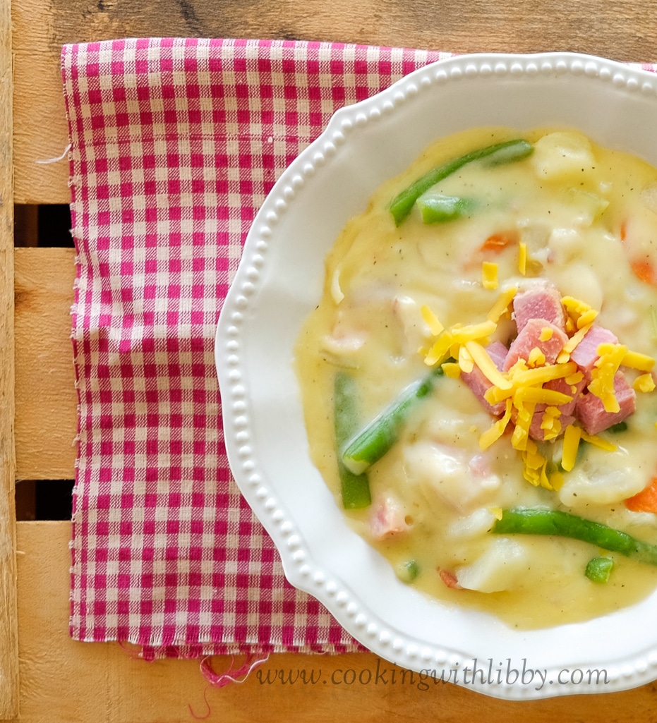 Easy Holiday Ham and Cheese Soup Cooking With Libby