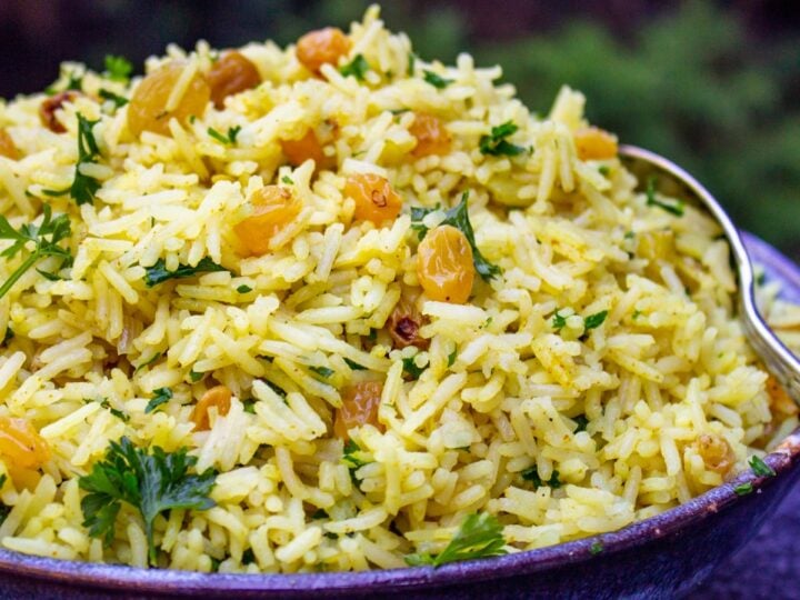 Image for Easy Curried Rice with Raisins