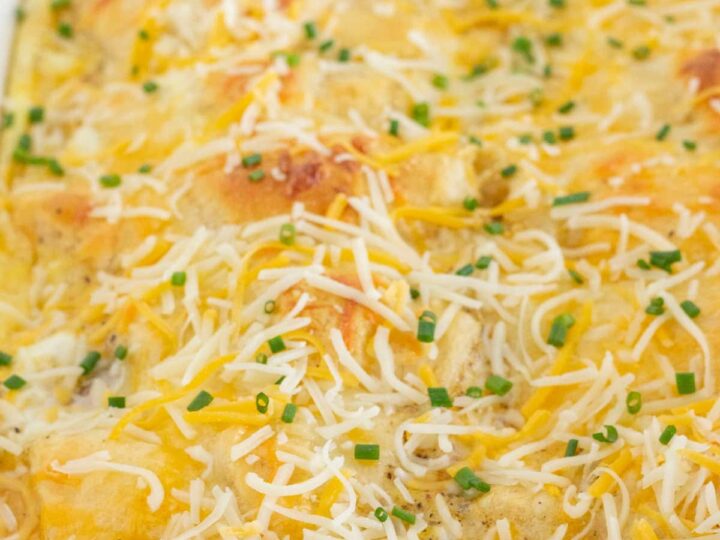 Image for Easy Cheesy Ham and Egg Breakfast Casserole